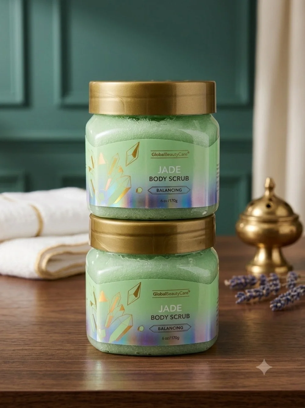 Jade Body Scrub - Green